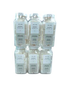 Joon X Moon Coconut Exfoliating Sugar Scrubs Shea Butter Aloe 10 Oz Pack Of 6
